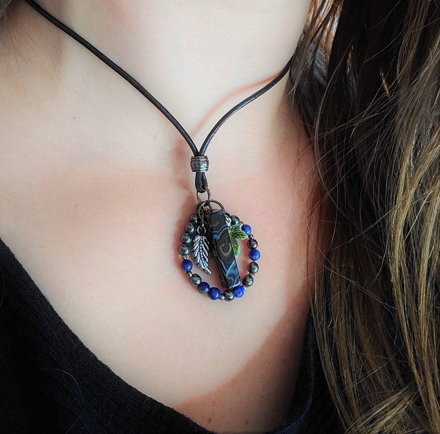 Black Jasper Nature Necklace