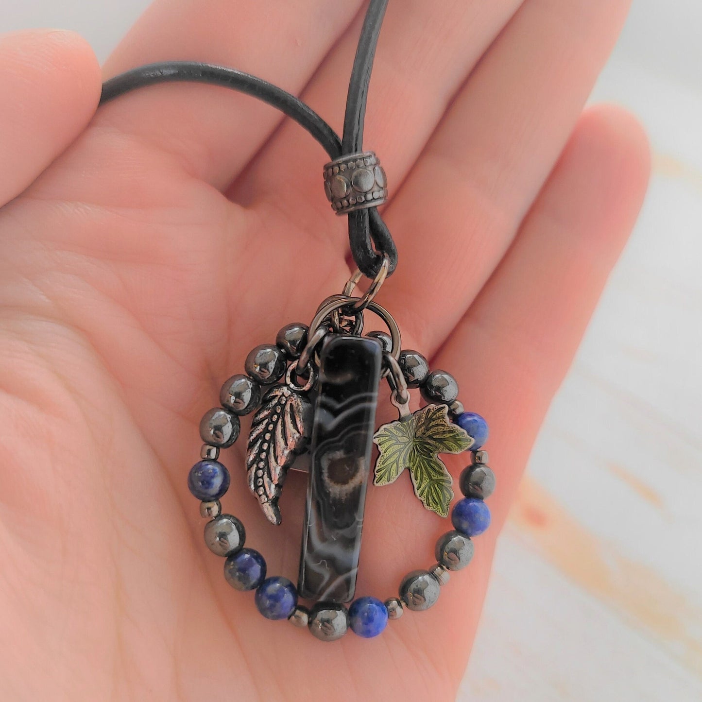 Black Jasper Nature Necklace
