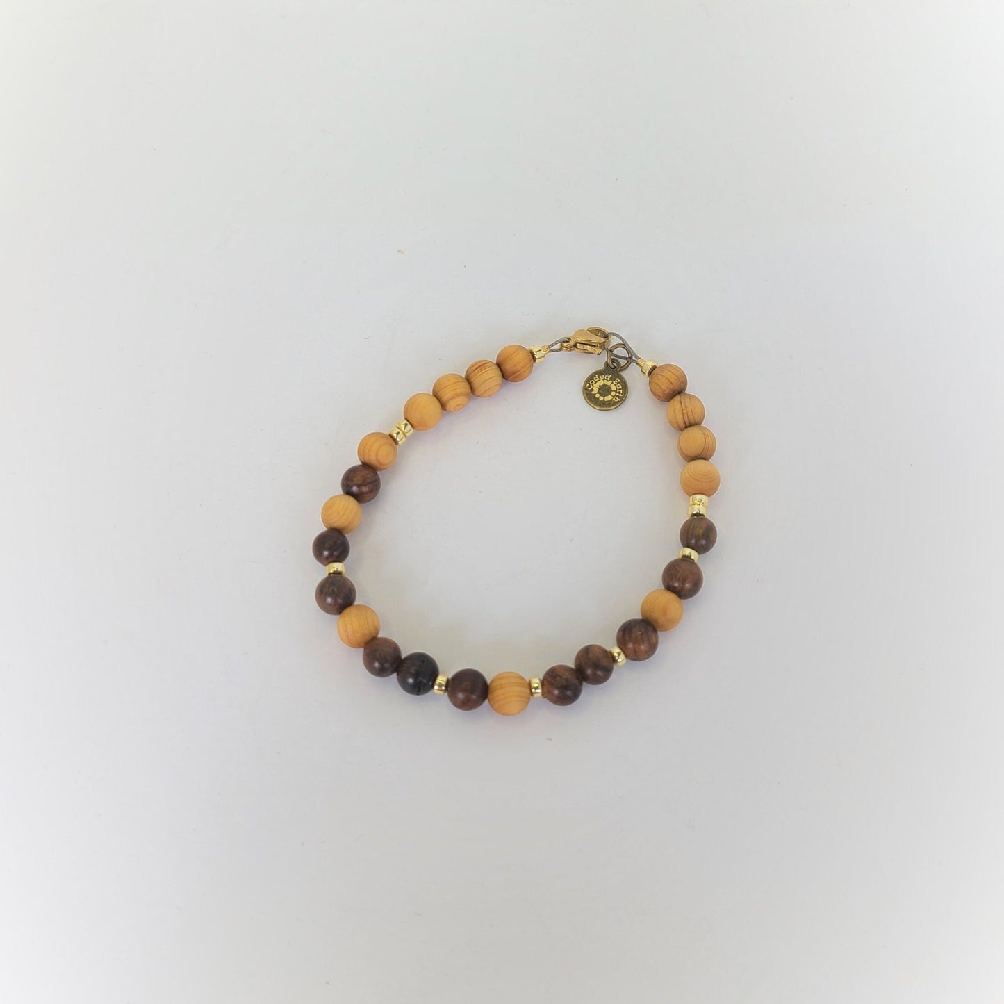 Cedar & Sandalwood Steel Bracelet