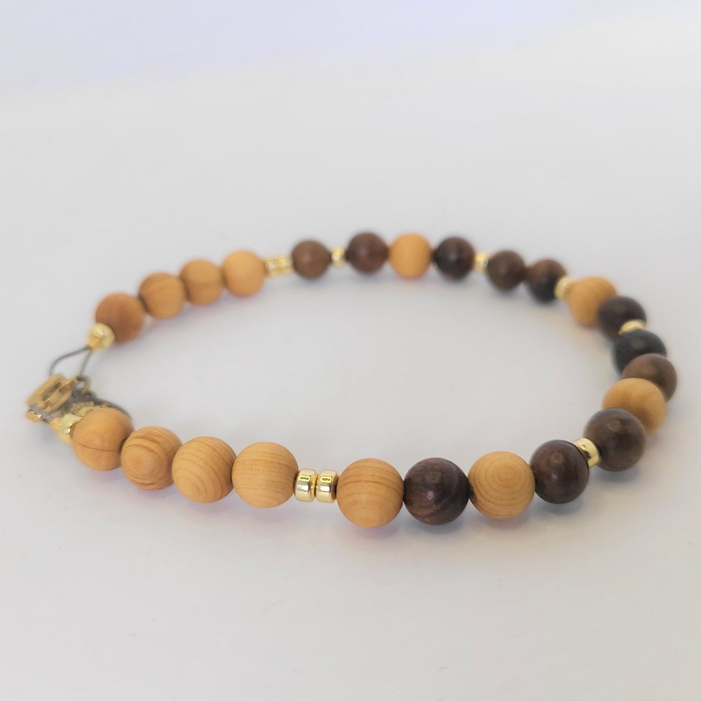 Cedar & Sandalwood Steel Bracelet